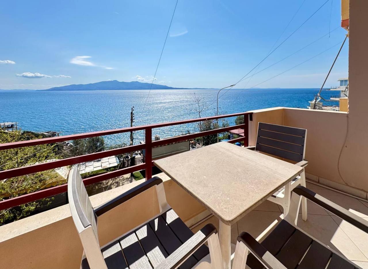 Del Mar Sea View Apartment Sarande Ngoại thất bức ảnh