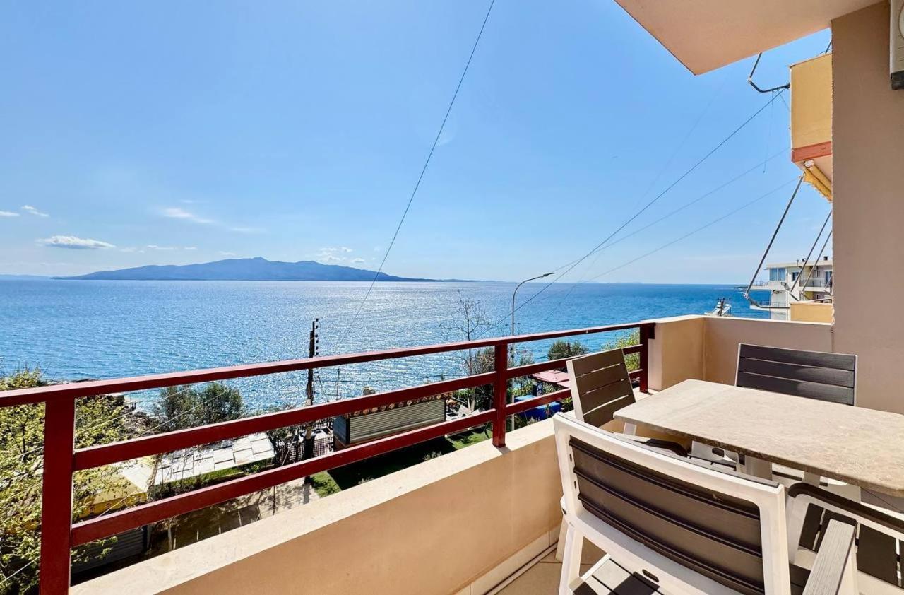 Del Mar Sea View Apartment Sarande Ngoại thất bức ảnh